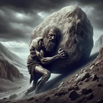 The Myth of Sisyphus: A Story of Struggle, Strength, and the Human Spirit