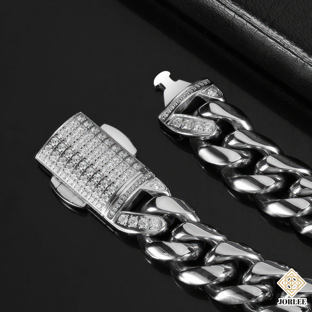 12mm Miami Cuban Link Chain – Gold Plated Mens Necklace, Hip Hop Jewelry, Thick Curb Chain Bling