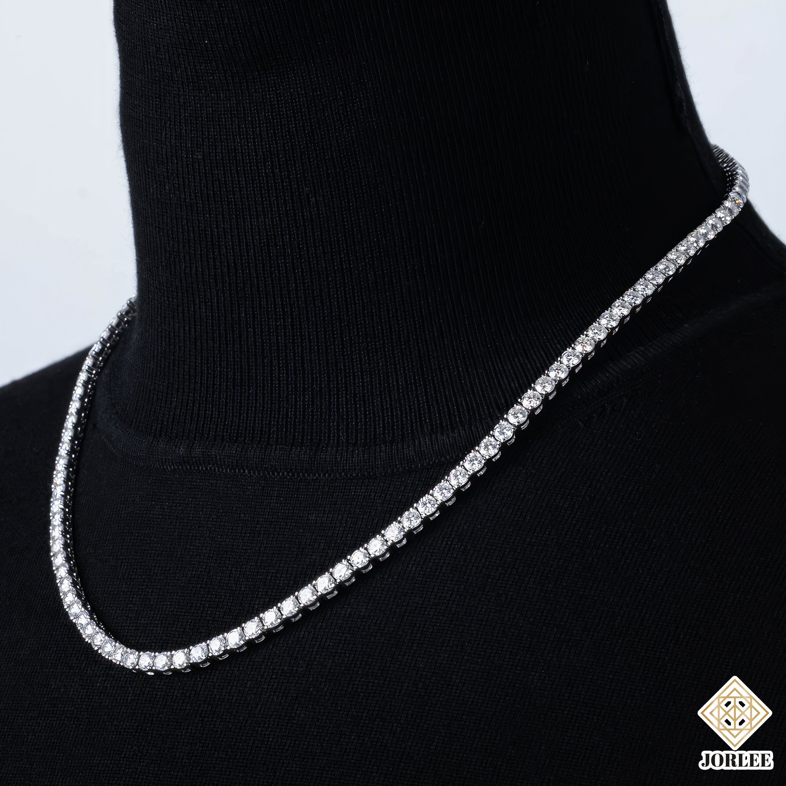 Moissanite Miami Cuban Link Chain S925 Sterling Silver 18K