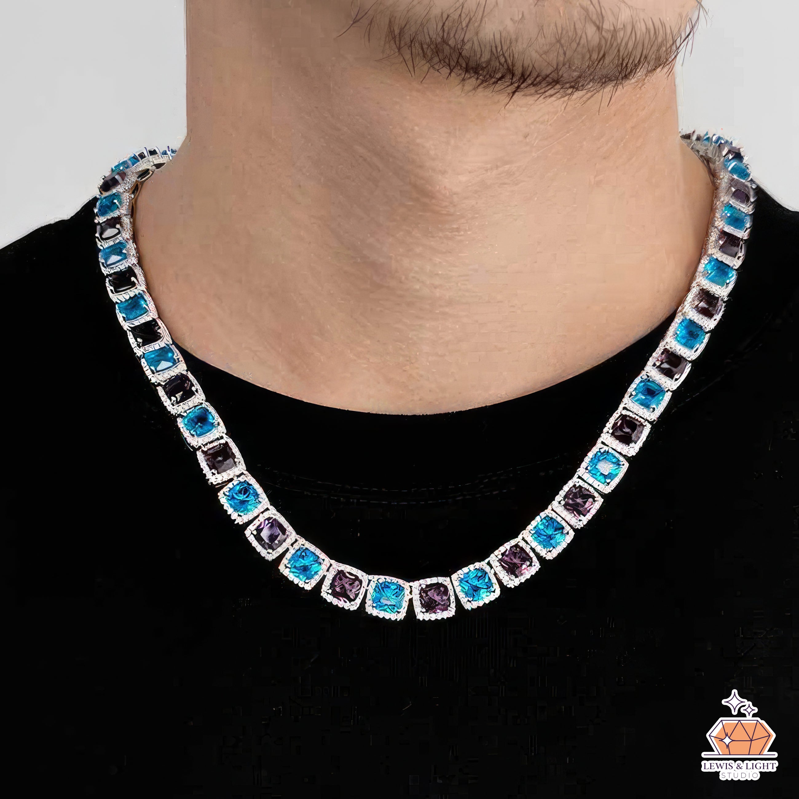 Yamamoto Bling Rainbow Necklace