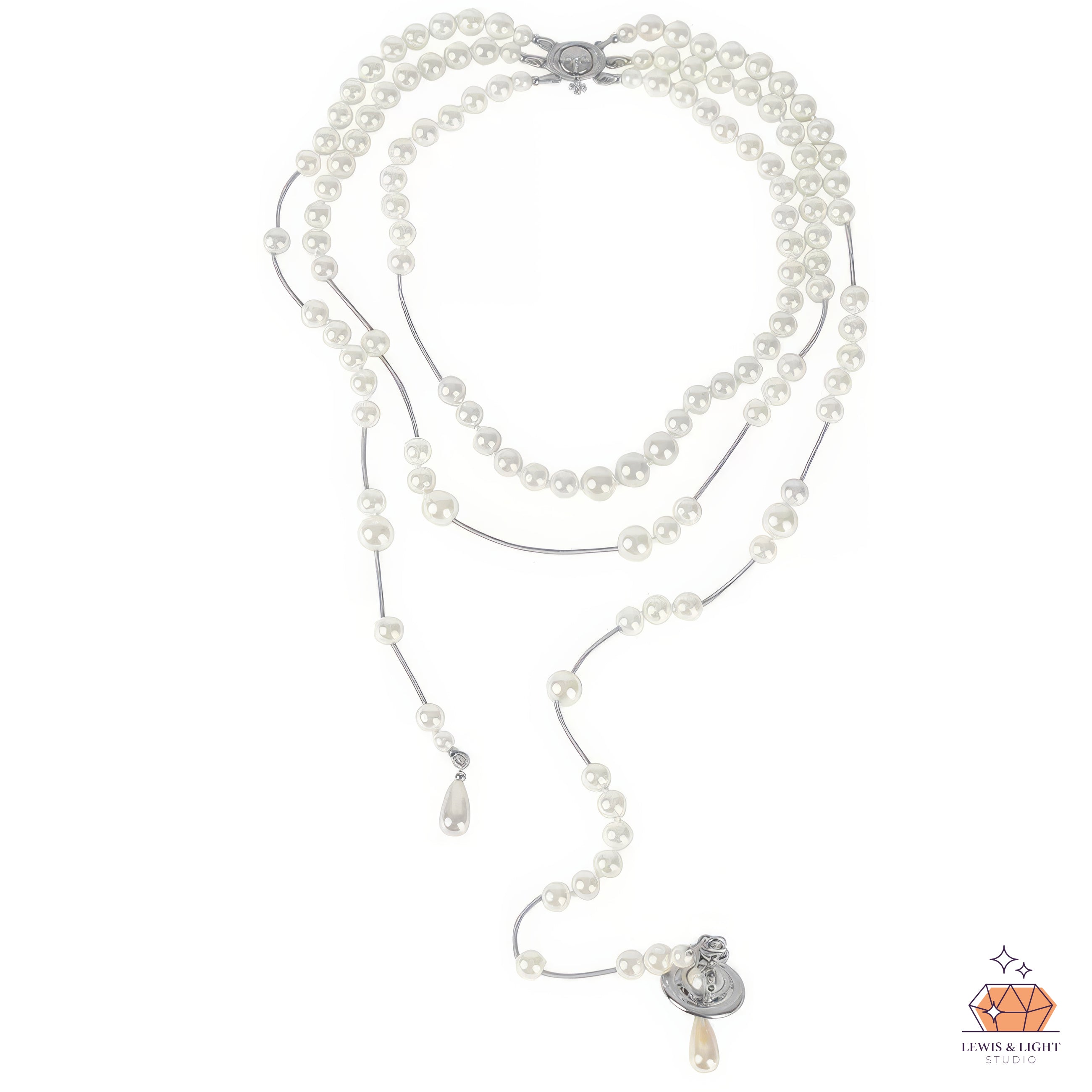 Vivienne Westwood Halskette mit zerbrochener Perle