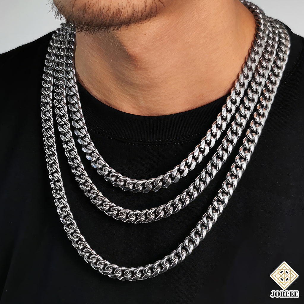12mm Miami Cuban Link Chain – Gold Plated Mens Necklace, Hip Hop Jewelry, Thick Curb Chain Bling