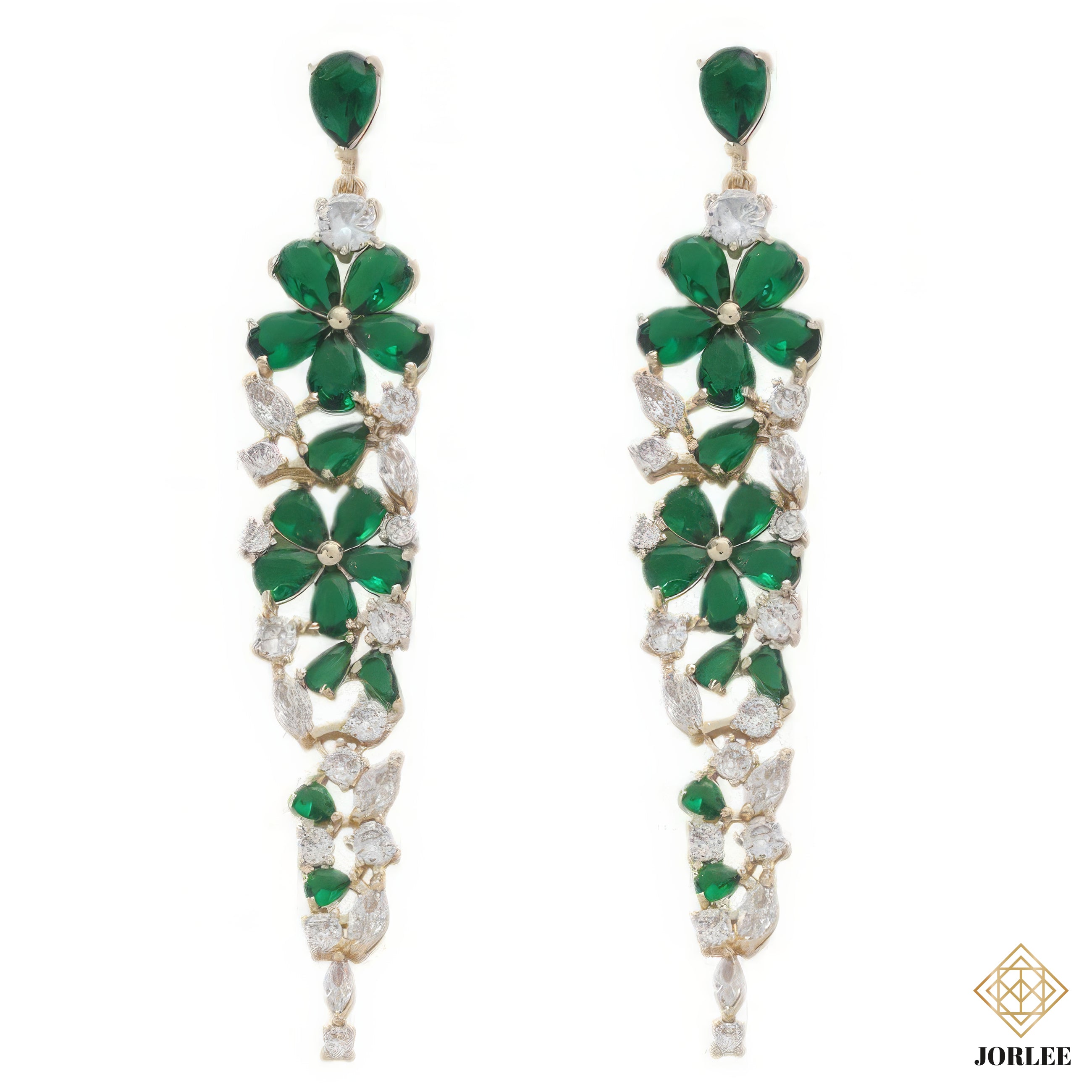 Bridal Crystal Chandelier Earrings