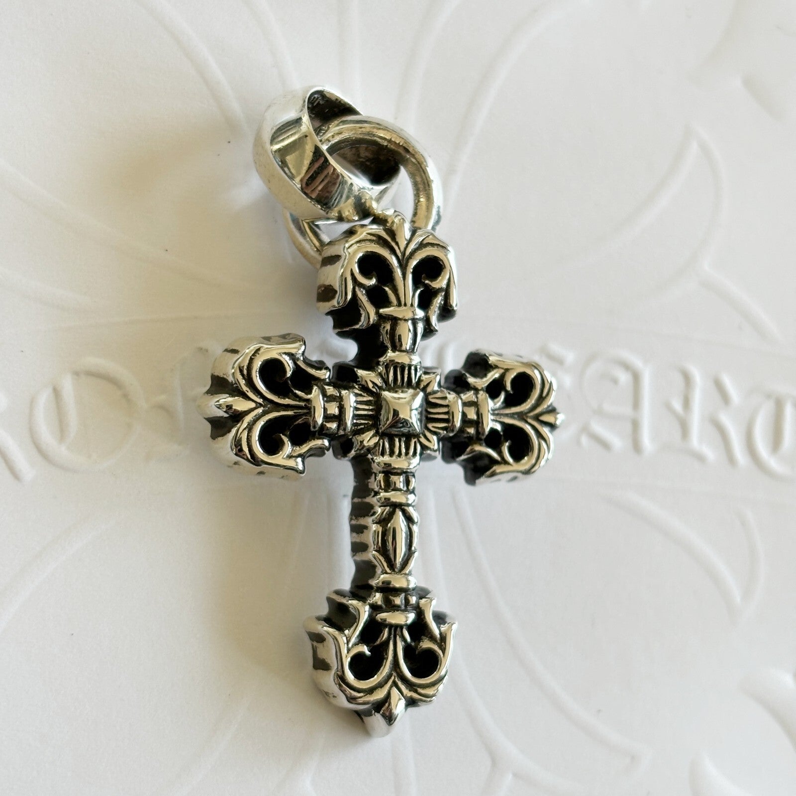 Chrome Hearts Filigree Cross Pendant – Gothic Y2K Punk Statement Jewelry