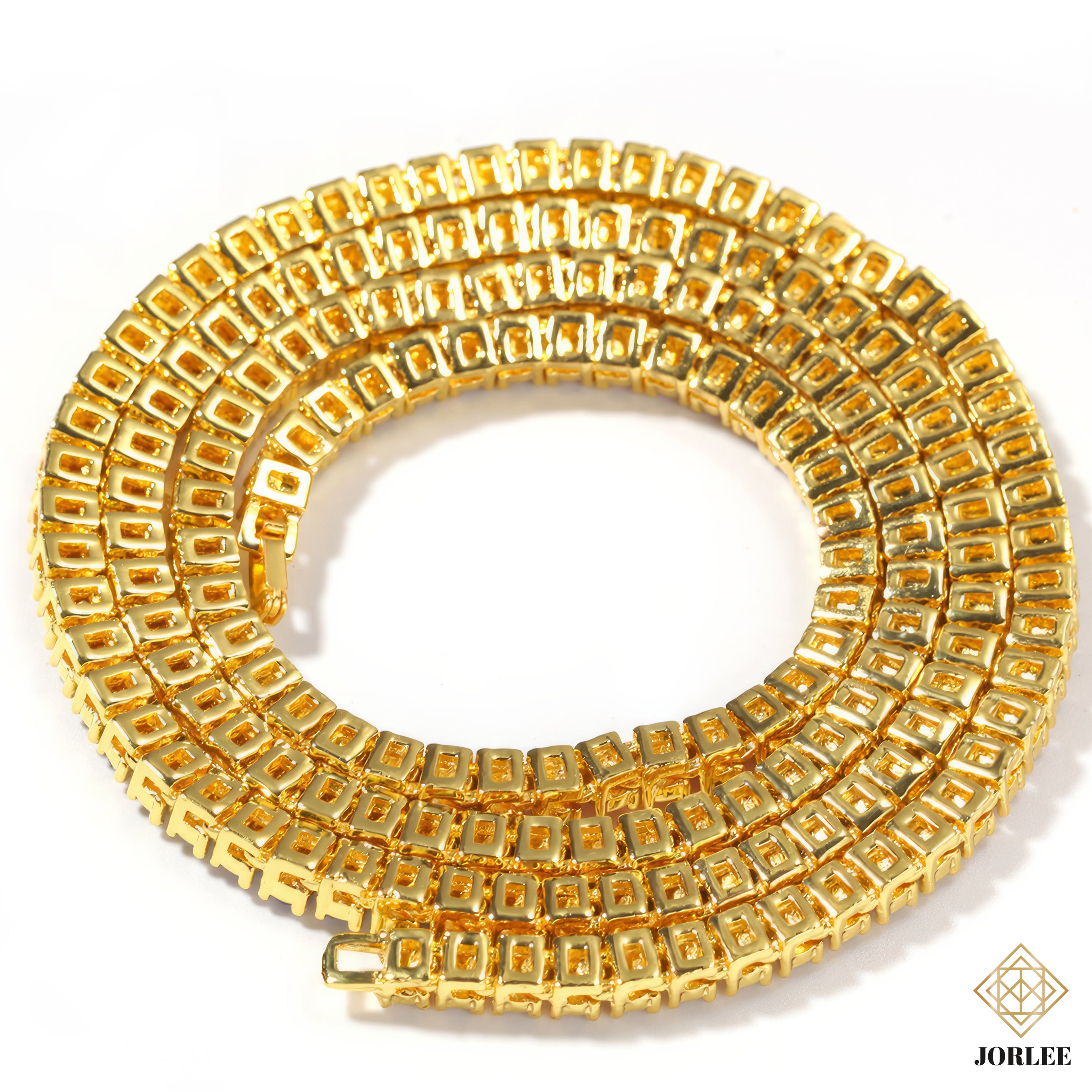 Rainbow Bling Necklace | Hip Hop Iced Out Chain | Colorful Rapper Jewelry