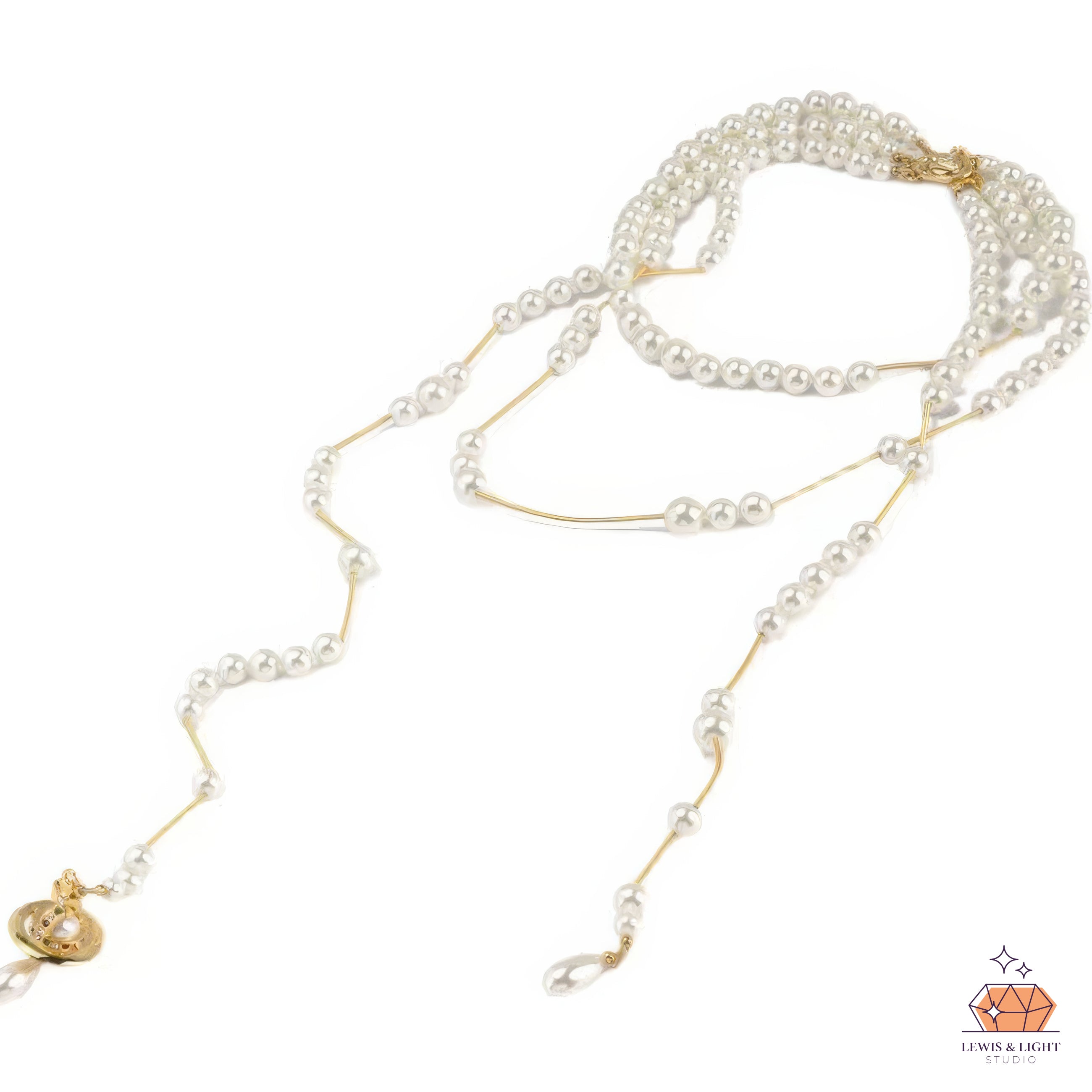 Vivienne Westwood Broken pearl necklace