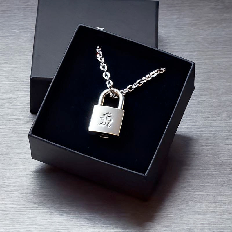 Hyunjin Stray Kids Lock Necklace – K-Pop Star Necklace