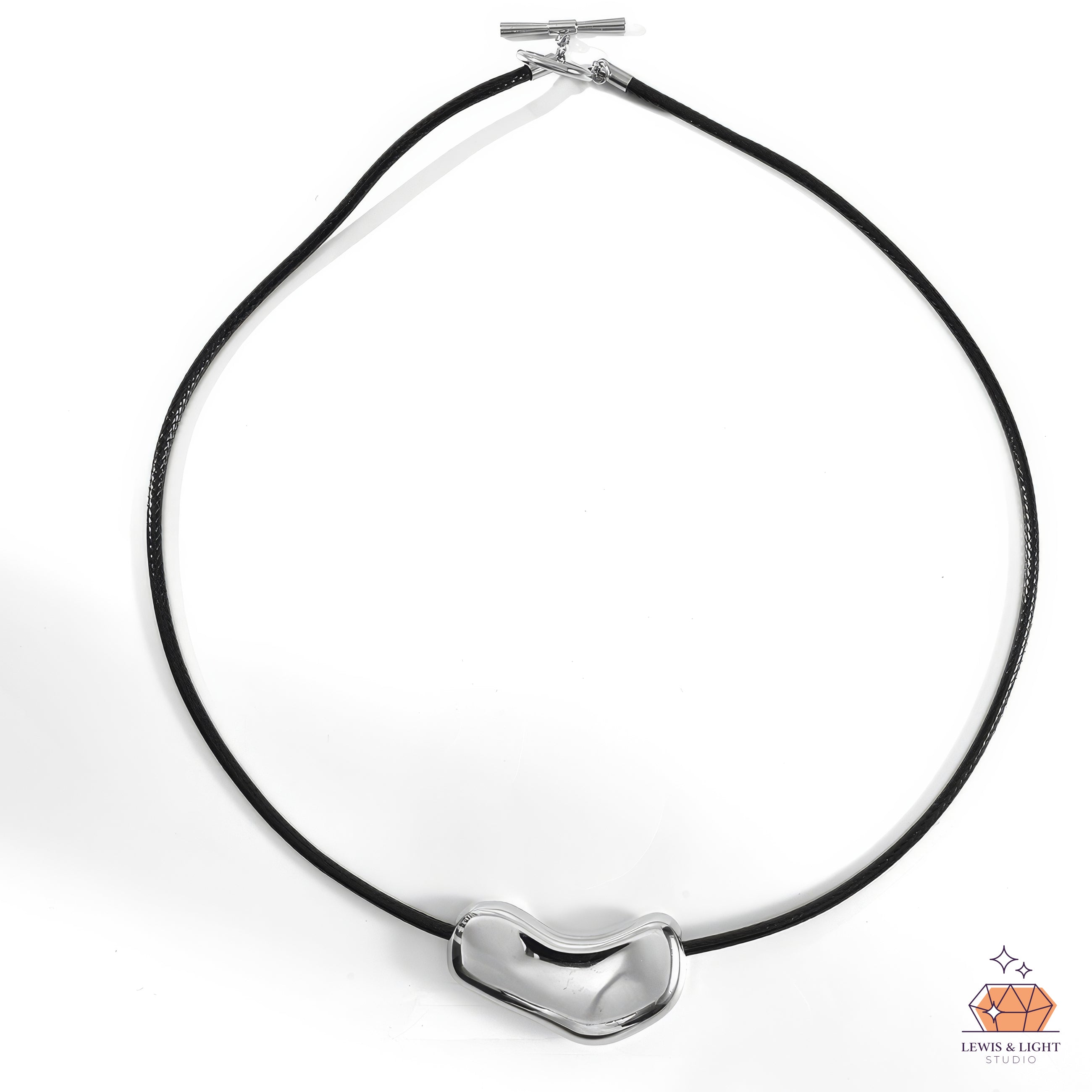 Elsa Perreti Style Necklace – Elsa Bean Inspired Silver Pendant
