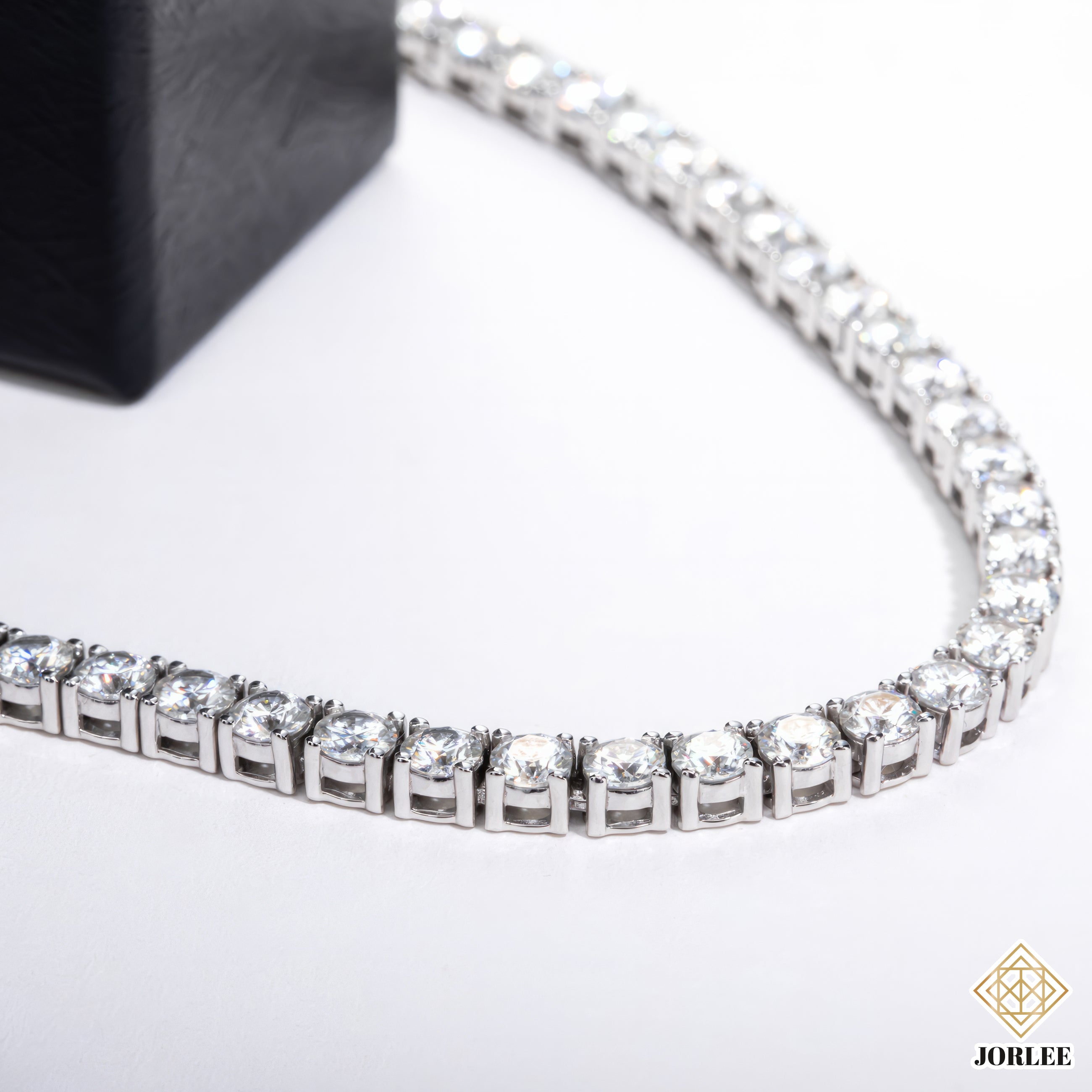 Moissanite Miami Cuban Link Chain S925 Sterling Silver 18K