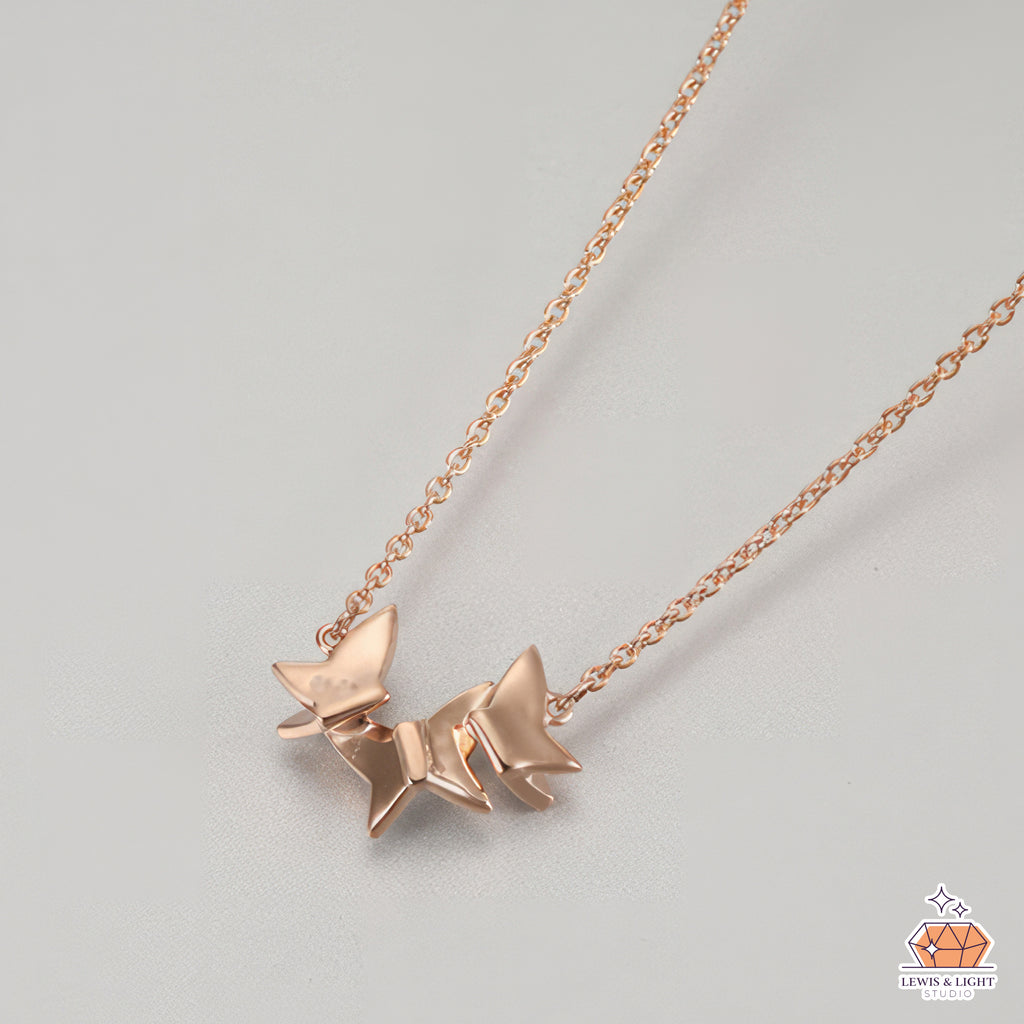 Glinda-Schmetterlingskette – vom Stil von Ariana Grande inspiriert