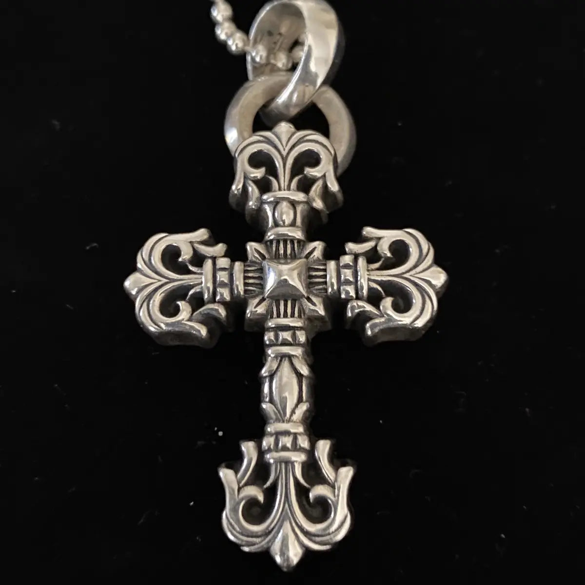Chrome Hearts Filigree Cross Pendant – Gothic Y2K Punk Statement Jewelry