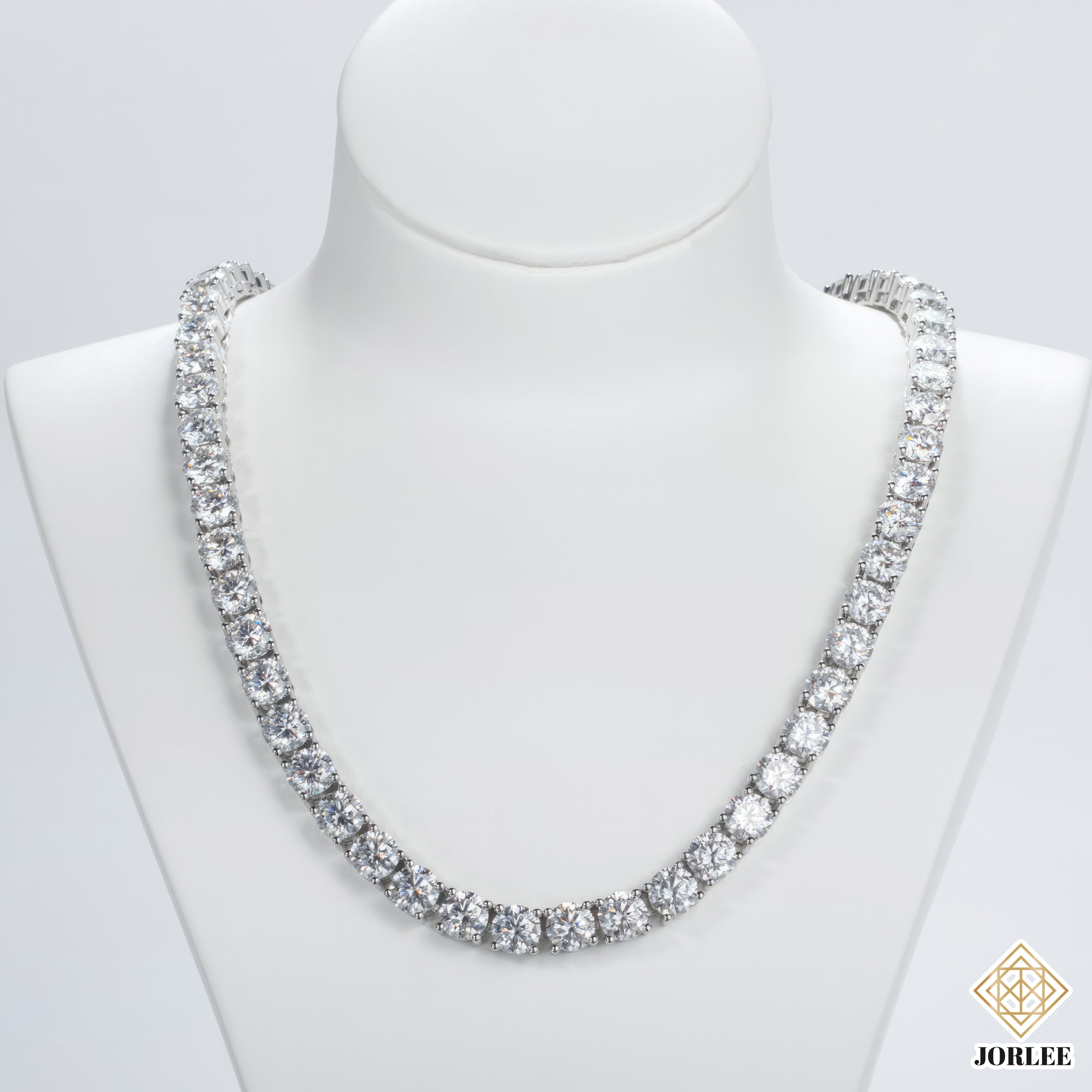 Moissanite Miami Cuban Link Chain S925 Sterling Silver 18K