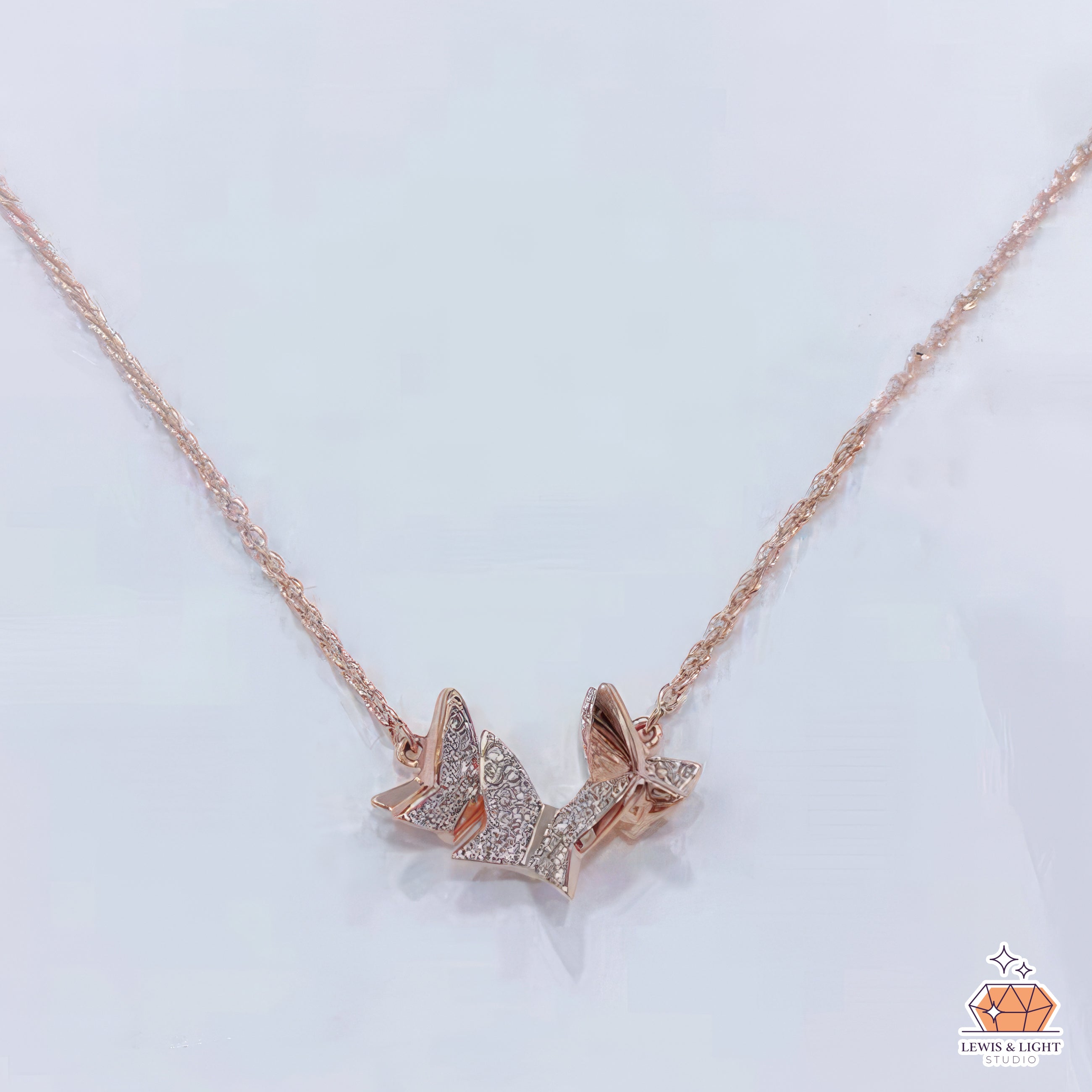 Glinda-Schmetterlingskette – vom Stil von Ariana Grande inspiriert