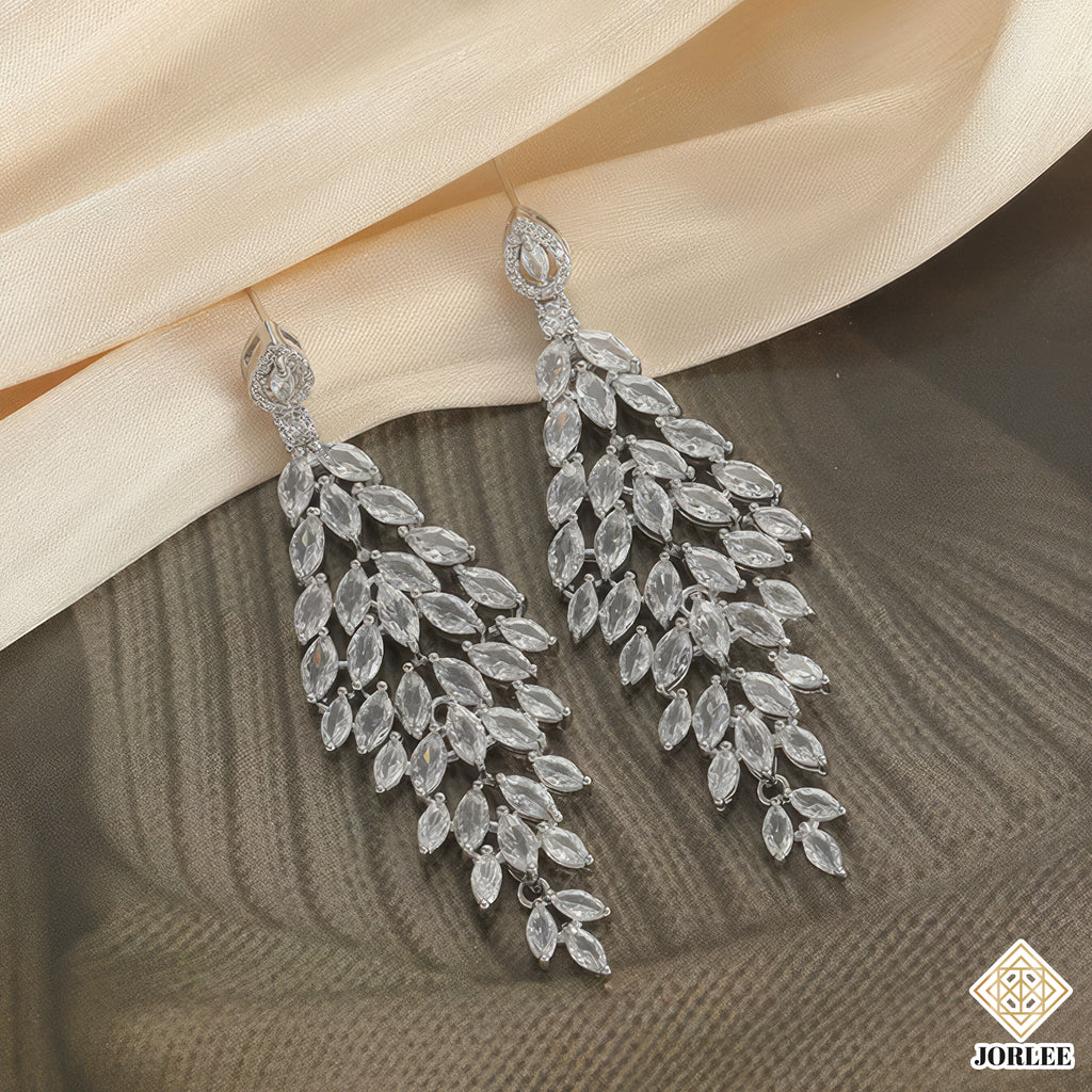 Bridal Crystal Chandelier Earrings