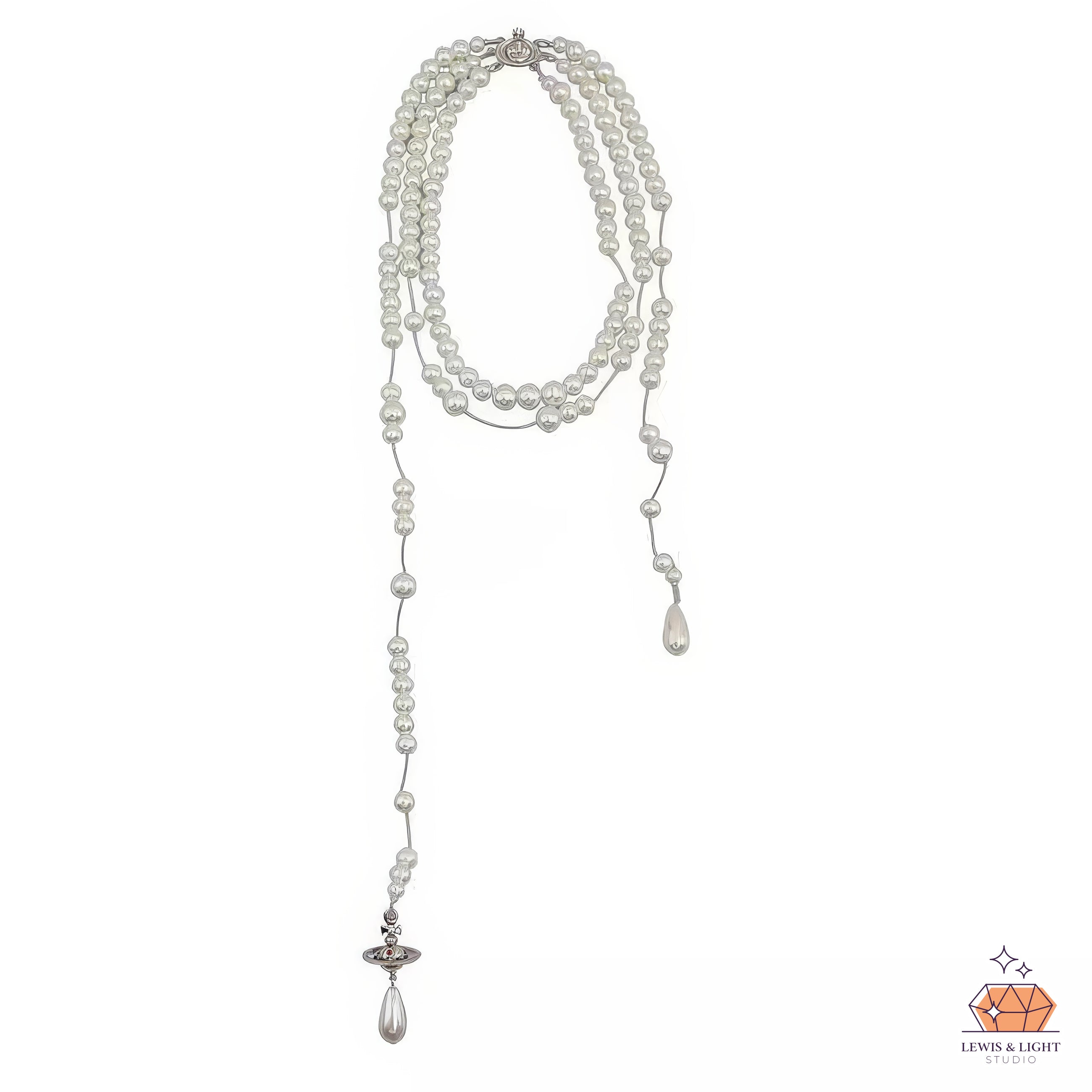 Vivienne Westwood Broken pearl necklace