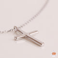 Cross-shape Necklace - Silver