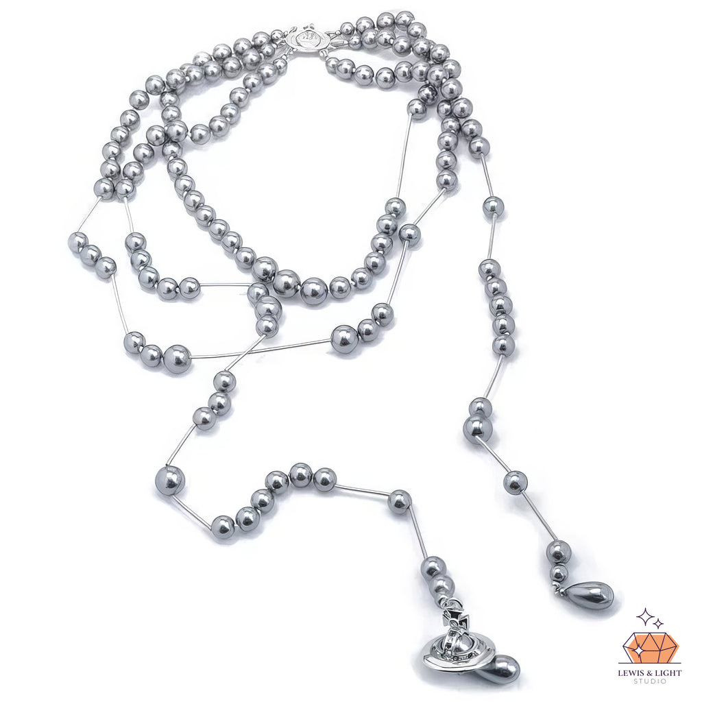 Vivienne Westwood Halskette mit zerbrochener Perle