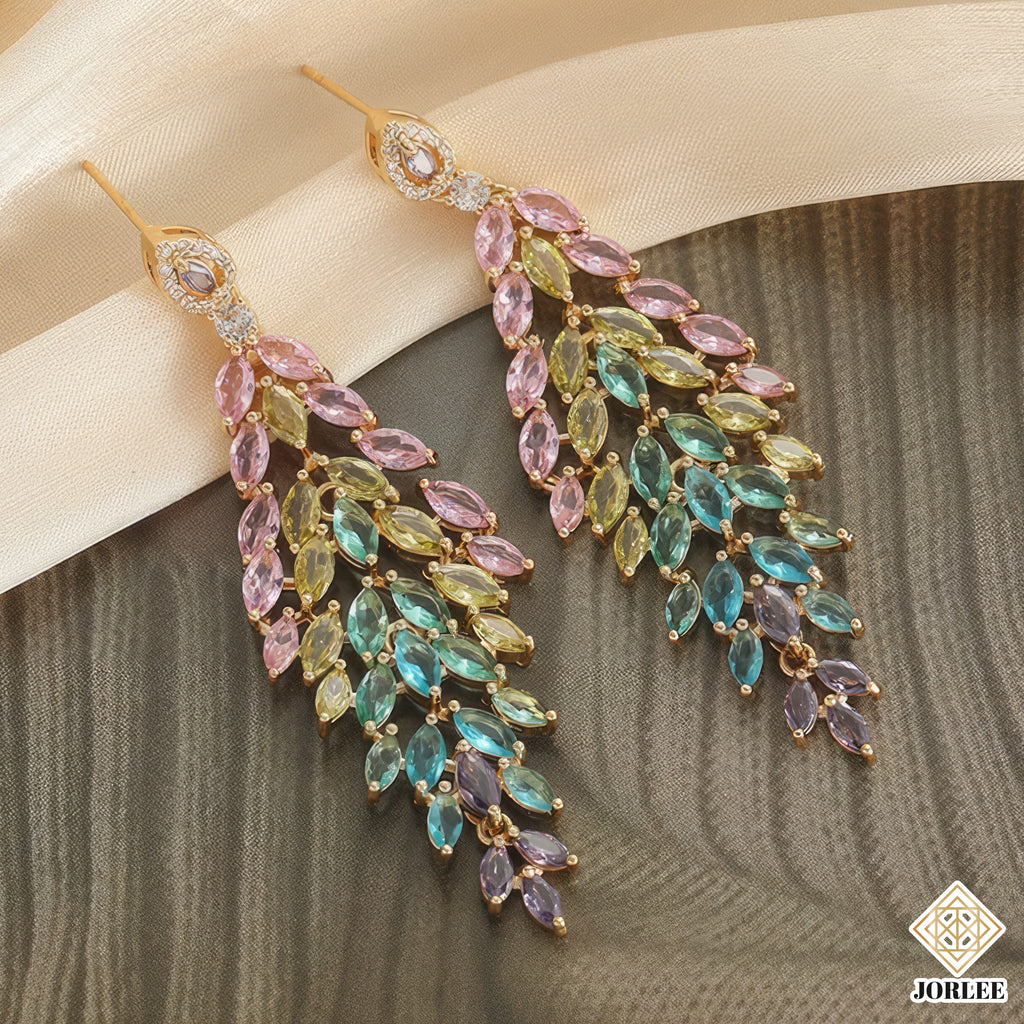 Bridal Crystal Chandelier Earrings