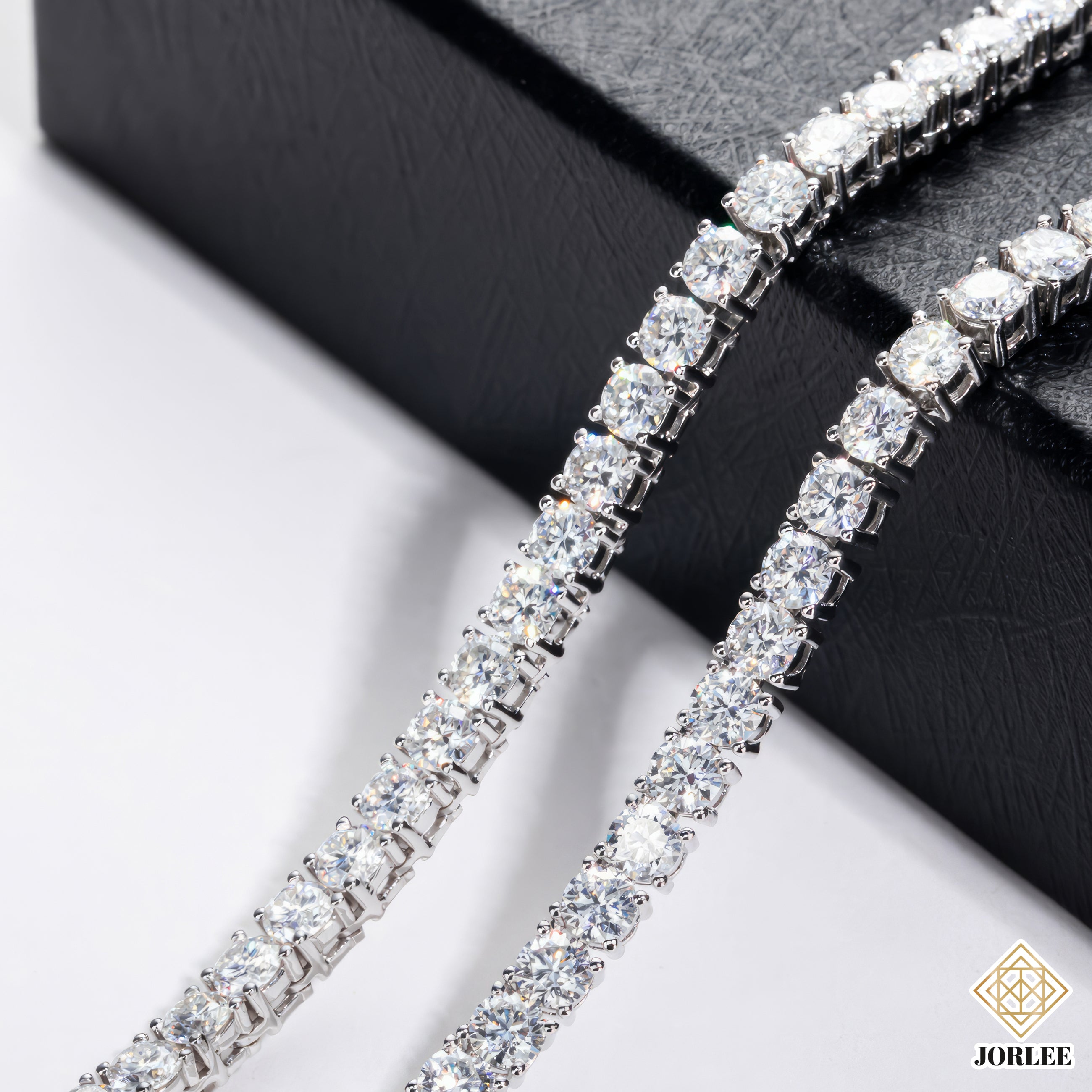 Moissanite Miami Cuban Link Chain S925 Sterling Silver 18K