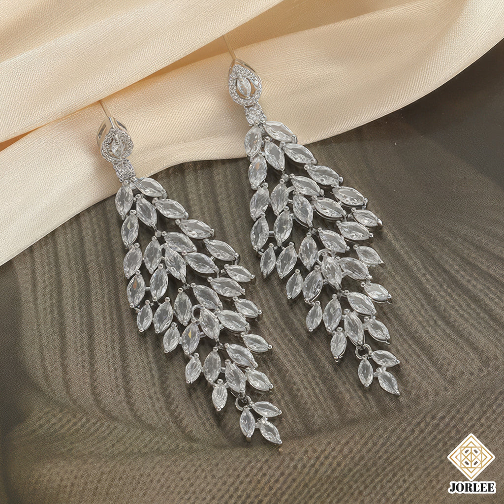 Bridal Crystal Chandelier Earrings