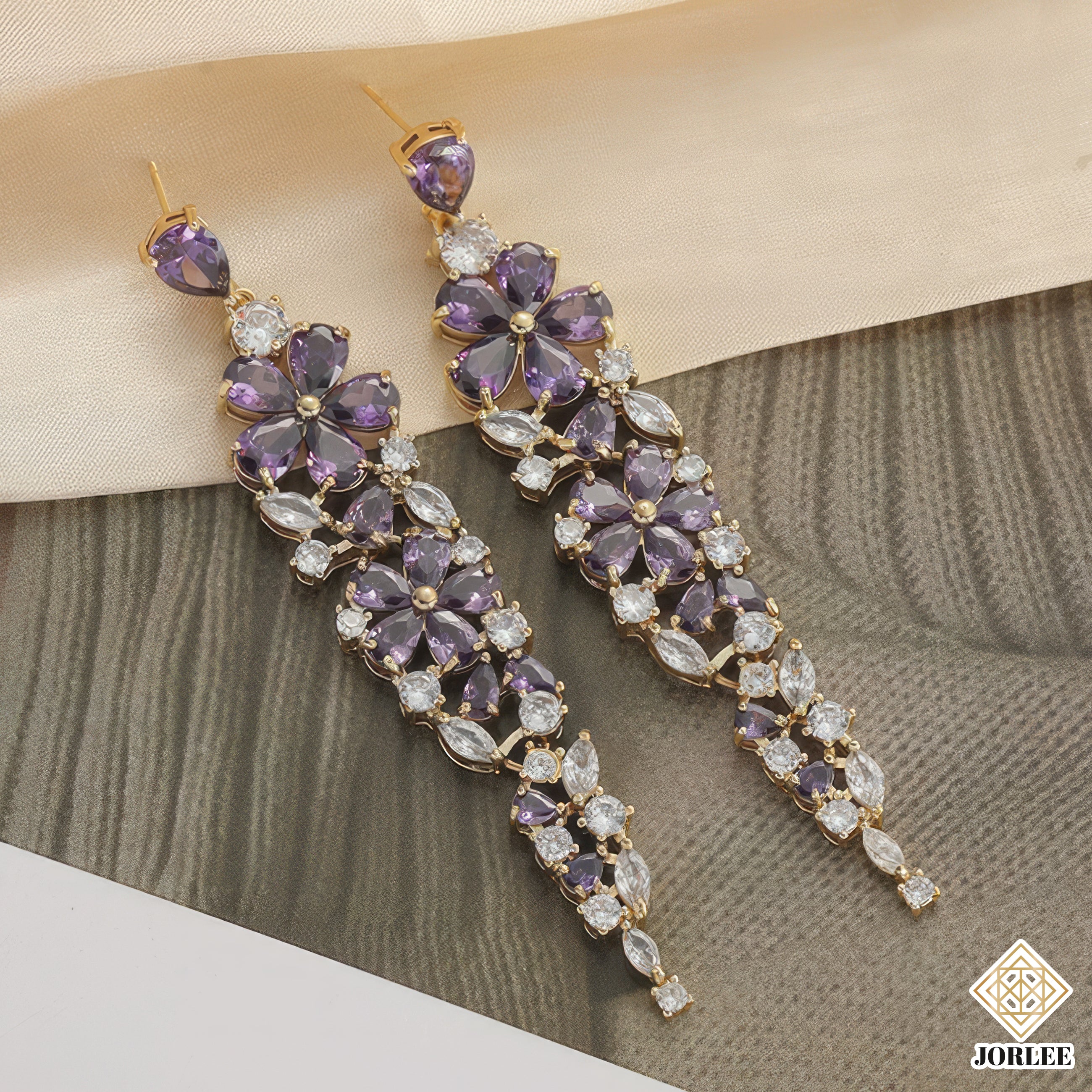 Bridal Crystal Chandelier Earrings