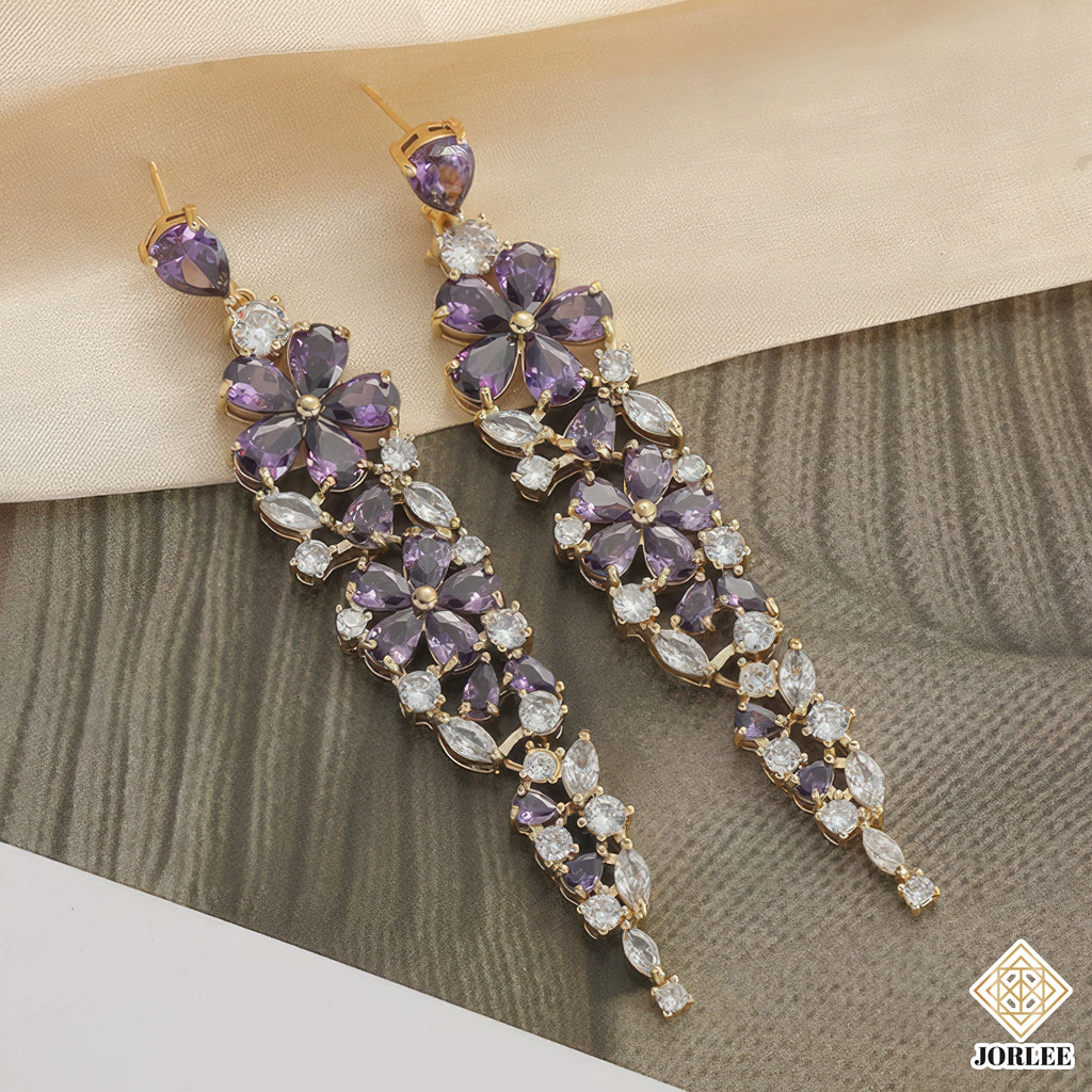 Bridal Crystal Chandelier Earrings