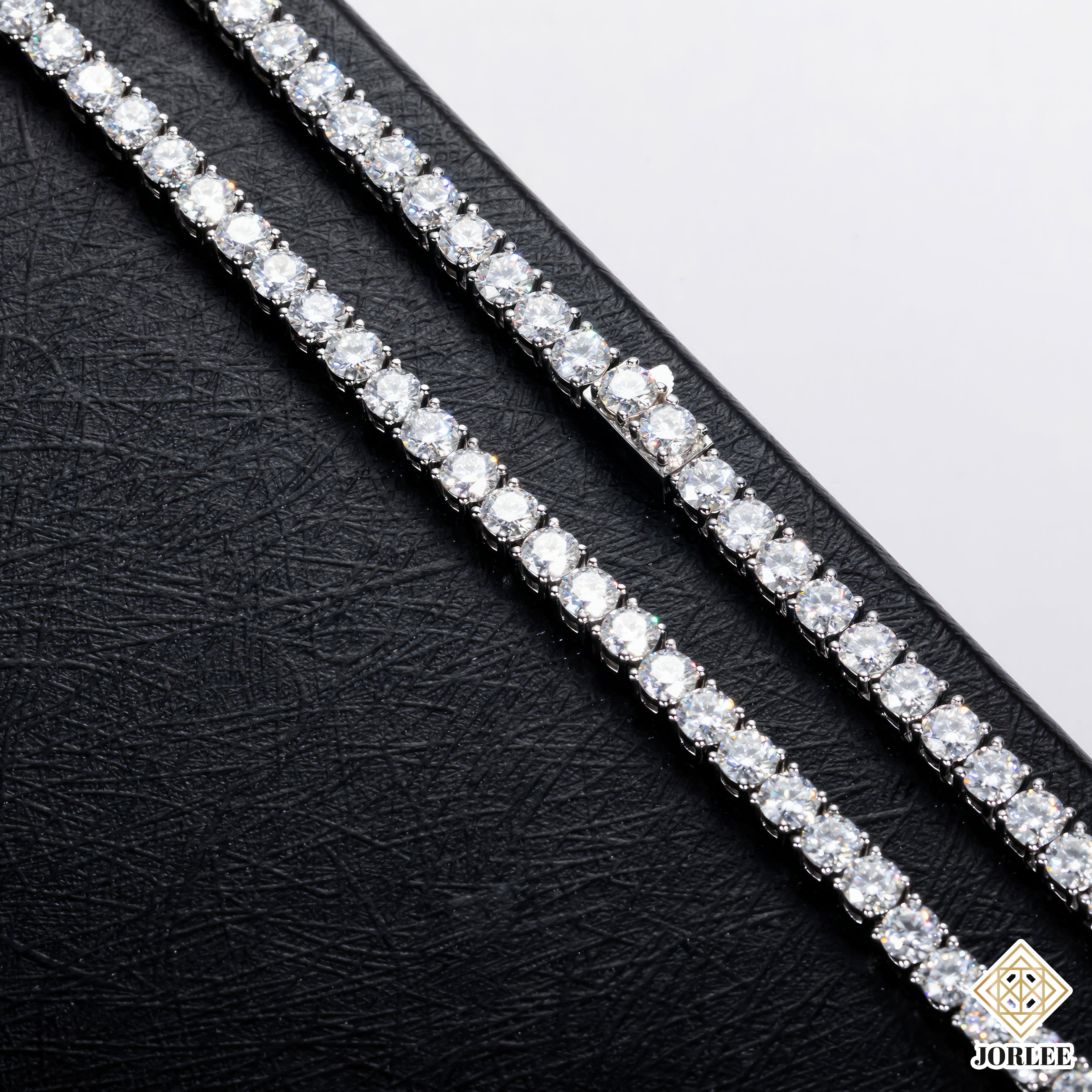 Moissanite Miami Cuban Link Chain S925 Sterling Silver 18K