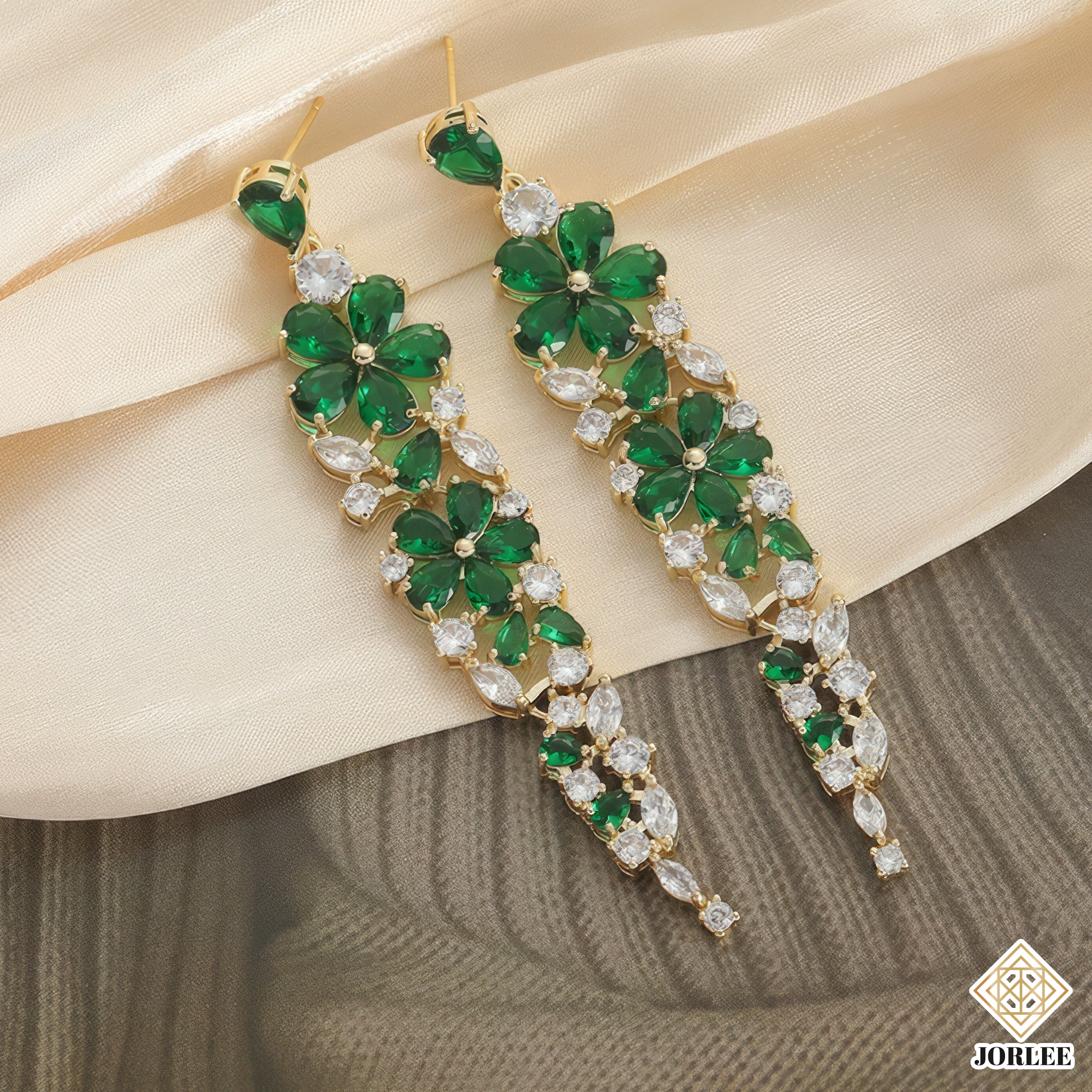 Bridal Crystal Chandelier Earrings