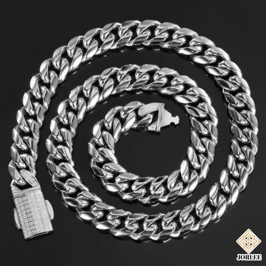 12mm Miami Cuban Link Chain – Gold Plated Mens Necklace, Hip Hop Jewelry, Thick Curb Chain Bling