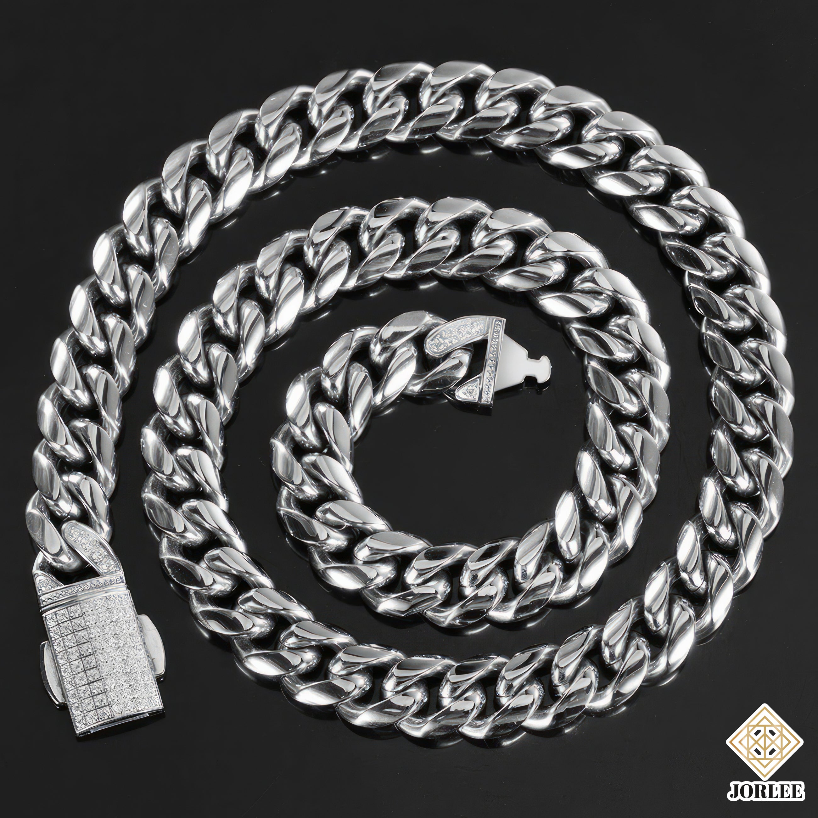 12mm Miami Cuban Link Chain – Gold Plated Mens Necklace, Hip Hop Jewelry, Thick Curb Chain Bling