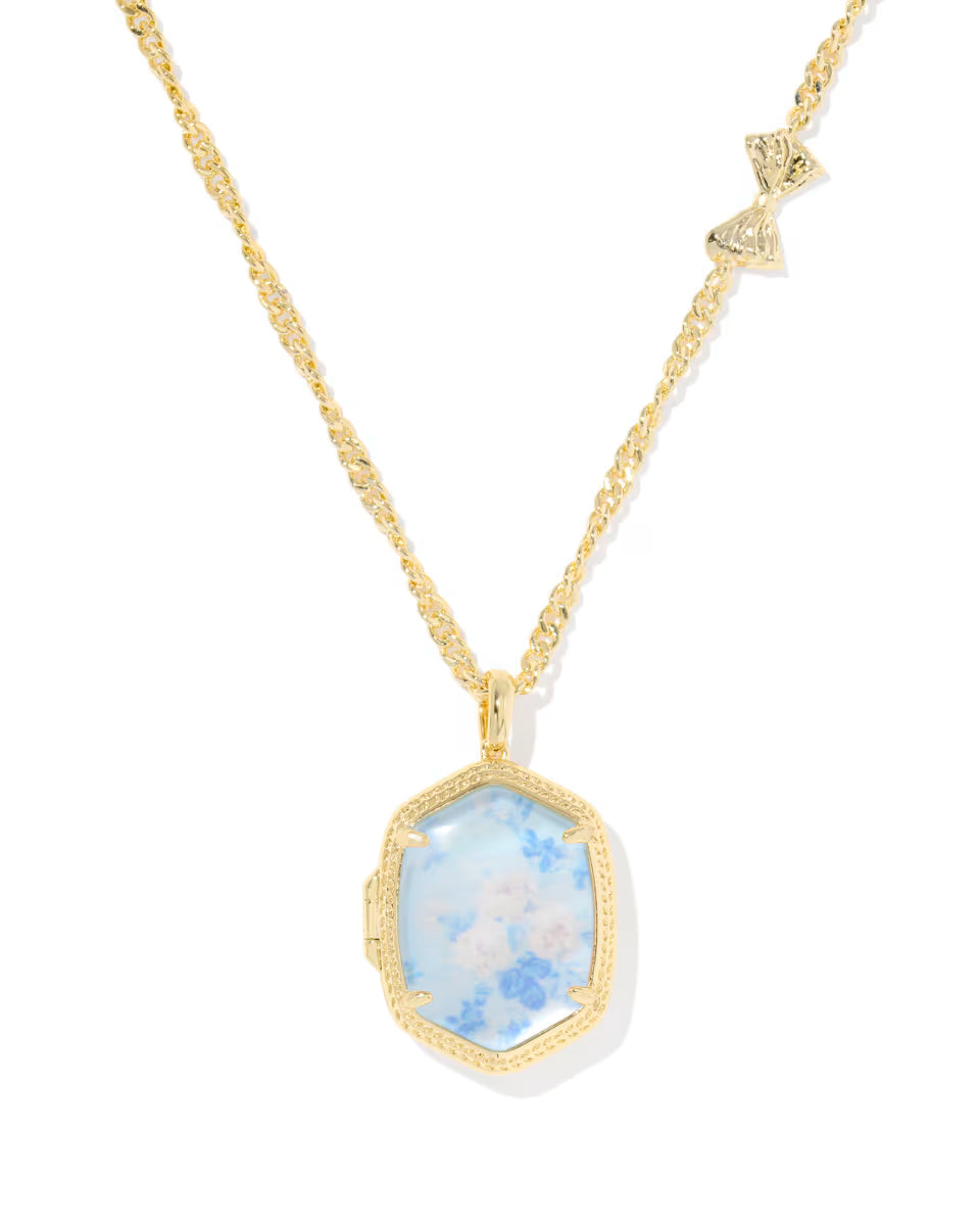 Kendra Scott x LoveShackFancy Daphne Gold Locket Necklace