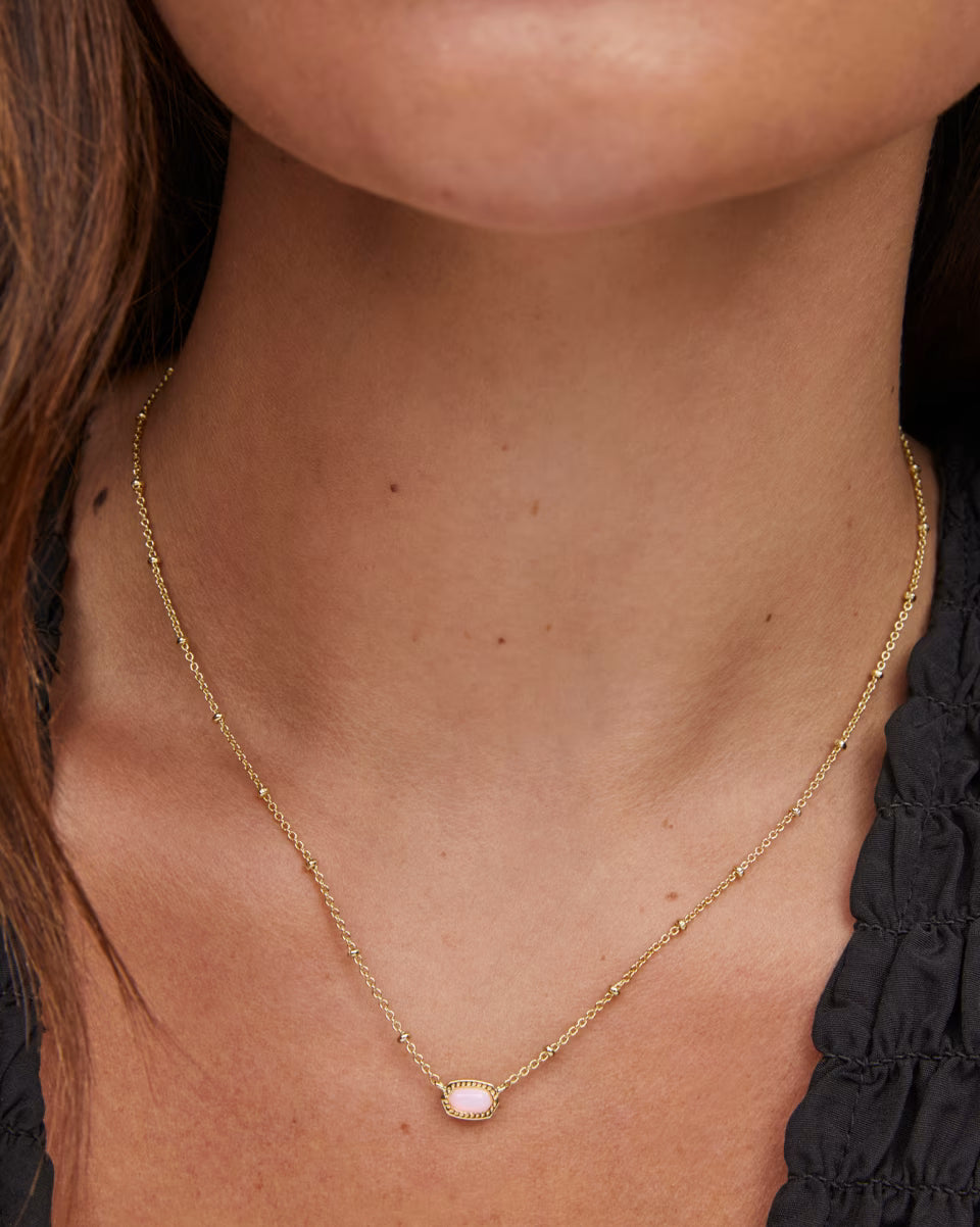 Kendra Scott Mini Elisa Gold Satellite Short Pendant Necklace