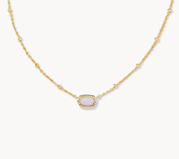 Kendra Scott Mini Elisa Gold Satellite Short Pendant Necklace