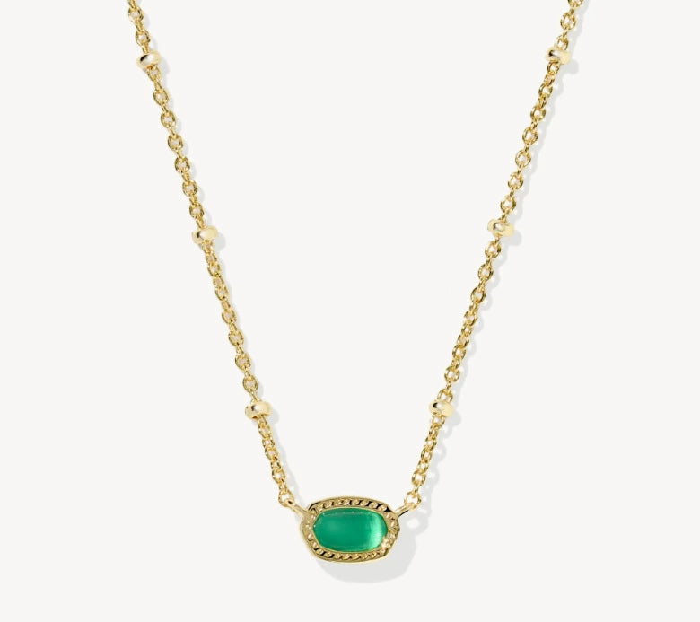 Kendra Scott Mini Elisa Gold Satellite Short Pendant Necklace