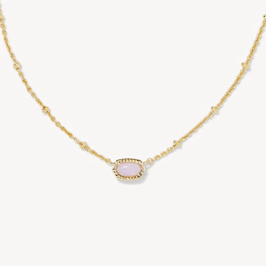 Collar corto con colgante de satélite dorado Mini Elisa de Kendra Scott