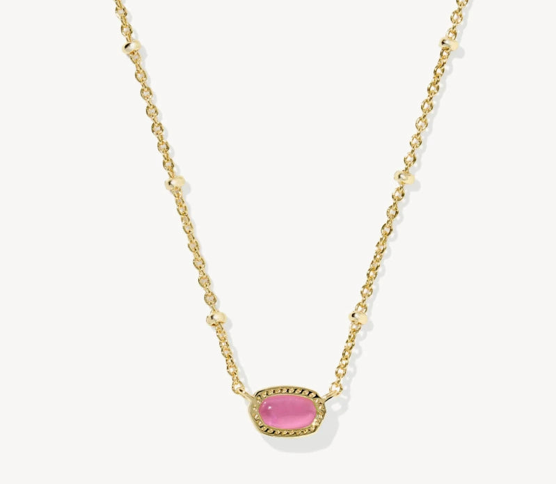 Kendra Scott Mini Elisa Gold Satellite Short Pendant Necklace