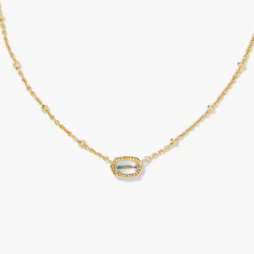 Kendra Scott Mini Elisa Gold Satellite Short Pendant Necklace