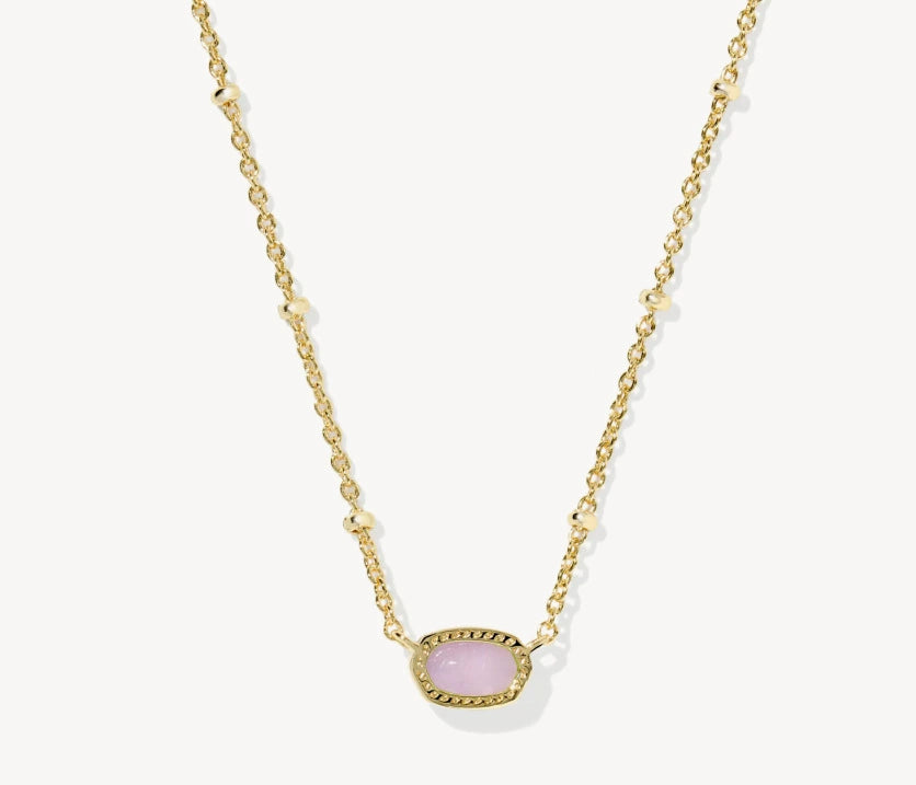 Kendra Scott Mini Elisa Gold Satellite Short Pendant Necklace
