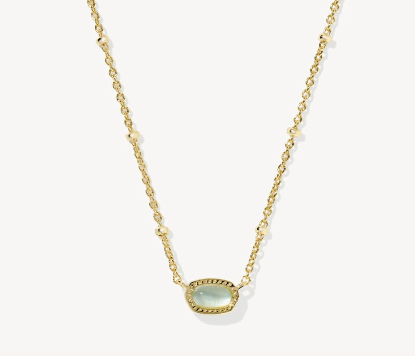 Kendra Scott Mini Elisa Gold Satellite Short Pendant Necklace