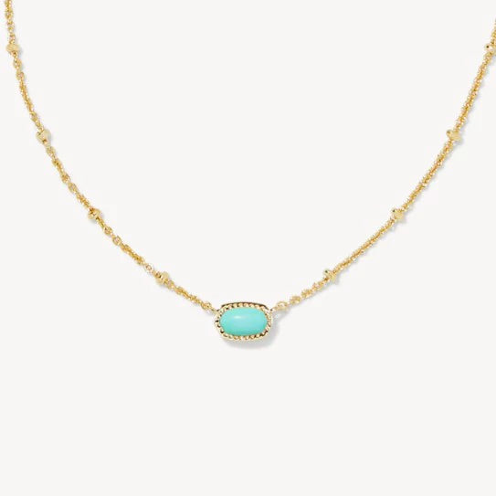 Kendra Scott Mini Elisa Gold Satellite Short Pendant Necklace