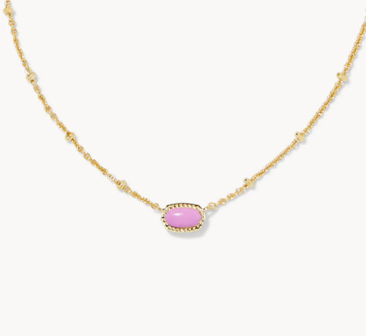 Kendra Scott Mini Elisa Gold Satellite Short Pendant Necklace